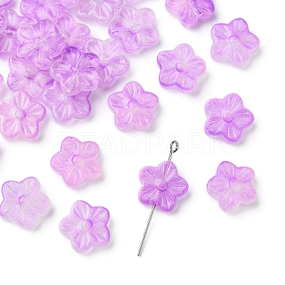 30Pcs Baking Paint Glass Beads GLAA-FS0001-97E-1