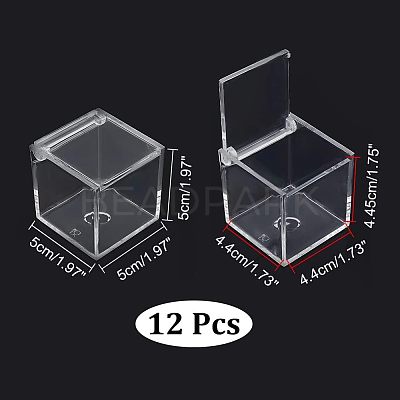 Transparent Plastic Gift Boxes CON-WH0003-14-1