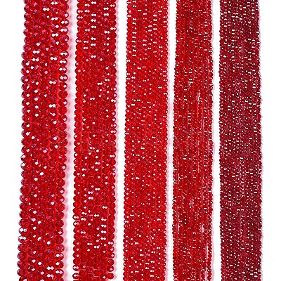 Electroplate Glass Beads Strands EGLA-A044-T8mm-A01-1