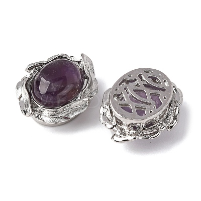 Natural Amethyst Oval Multi-Strand Links G-G207-02P-08-1