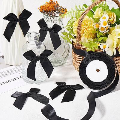 Polyester Packaging Ribbon Bowknots FIND-GF0007-21-1