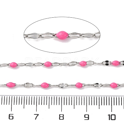 304 Stainless Steel Dapped Chains CHS-F002-A06-P-1