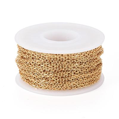 Ion Plating(IP) 304 Stainless Steel Cable Chains CHS-H009-22G-1