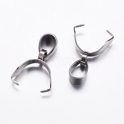 Tarnish Resistant 304 Stainless Steel Pinch Bails STAS-K146-090-4x16-1
