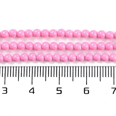 Synthetic Turquoise Beads Strands G-U004-02I-1