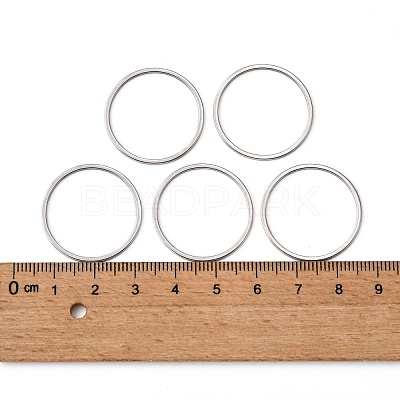 Tarnish Resistant 304 Stainless Steel Linking Rings X-STAS-T047-15A-1