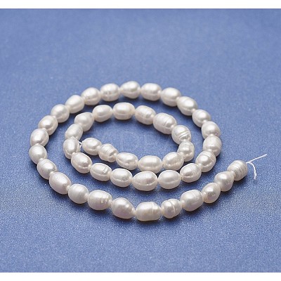 Natural Cultured Freshwater Pearl Beads Strands PEAR-P060-12-1