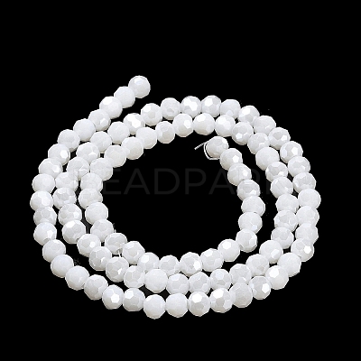 Electroplate Opaque Glass Beads Strands LS-EGLA-A035-P4mm-A01-1