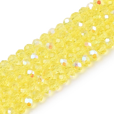 Electroplate Glass Beads Strands EGLA-A044-T4mm-L29-1