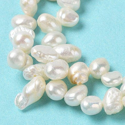 Natural Keshi Pearl Beads Strands PEAR-J007-63-1