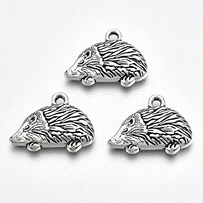 Tibetan Style Alloy Pendants X-TIBE-S323-079AS-RS-1