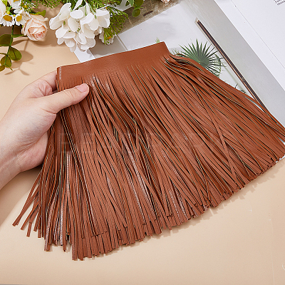 3M PU Leather Fringe Trim DIY-HS0002-30C-1