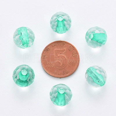 Transparent Acrylic Beads TACR-S154-10A-68-1