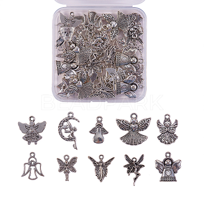 Tibetan Style Alloy Pendants TIBEP-CJ0001-15-1