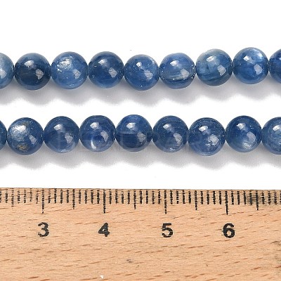 Natural Kyanite Beads Strands G-H335-B04-6mm-1