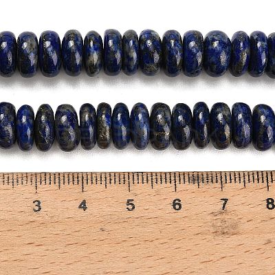 Natural Lapis Lazuli Beads Strands G-H329-B01-6x10mm-1