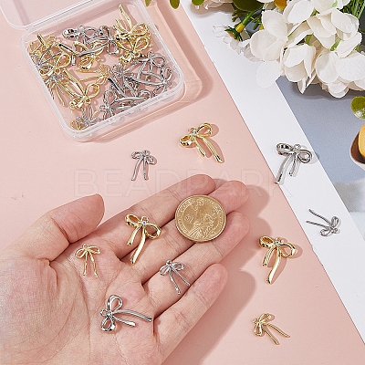 32Pcs 4 Styles Alloy Pendants FIND-HS0001-93-1
