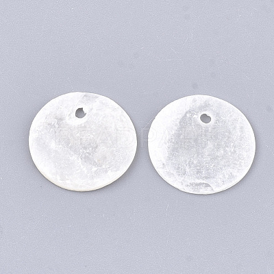 Capiz Shell Pendants X-SHEL-S274-71B-1