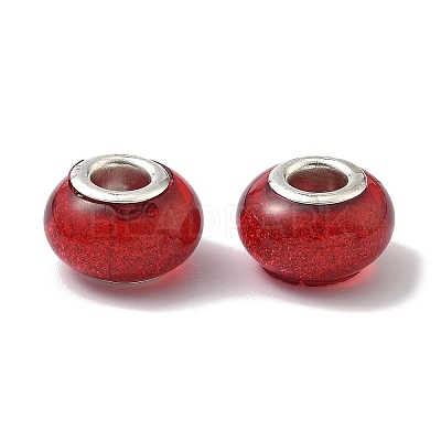 Large Hole Resin European Beads OPDL-R118-04B-1