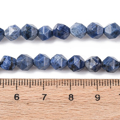 Natural Dumortierite Quartz Beads Strands G-F523-17-6mm-1