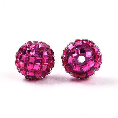 Acrylic Rhinestone Beads OACR-D307-01I-20MM-1