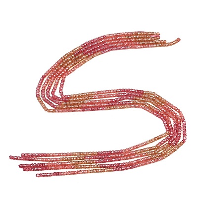 Cubic Zirconia Beads Strands ZIRC-P125-2x3mm-28-1