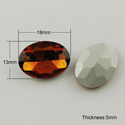 Glass Pointed Back Rhinestone X-RGLA-Q012-9-1