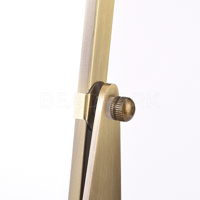 Rotatable Iron Makeup Mirror MJEW-E004-01-1