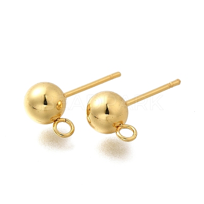 201 Stainless Steel Stud Earring Findings STAS-R156-01G-07-1