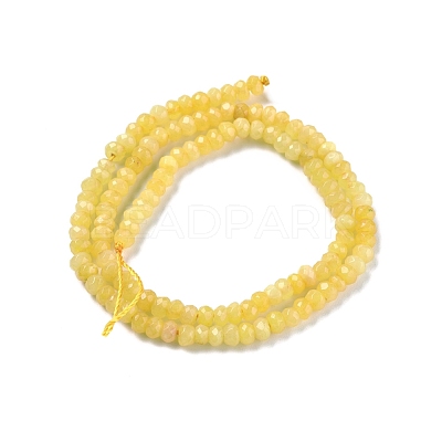 Dyed Natural Malaysia Jade Rondelle Beads Strands G-E316-2x4mm-47-1
