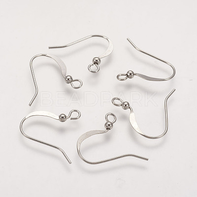 Brass French Earring Hooks KK-Q365-P-NF-1