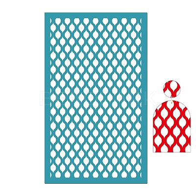 Rectangle Polyester Screen Printing Stencil CELT-PW0002-02-24-1