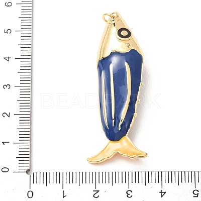 Brass with Enamel Big Pendants KK-CBA2F11-05G-1