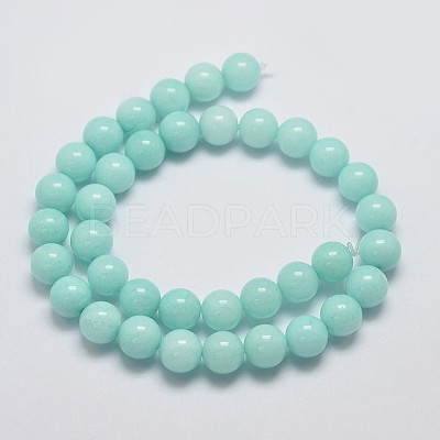 Natural Malaysia Jade Beads Strands G-A146-10mm-B07-1