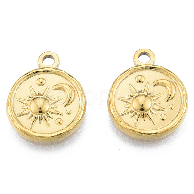 Ion Plating(IP) 201 Stainless Steel Pendants X-STAS-N098-182LG-1