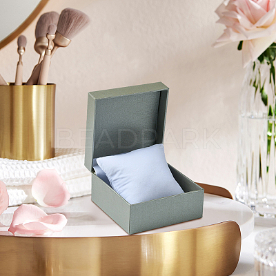 Paper Covered ABS Plastic Storage Boxes for Watches CON-WH20005-10A-1
