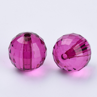 Transparent Acrylic Beads TACR-Q254-8mm-V65-1