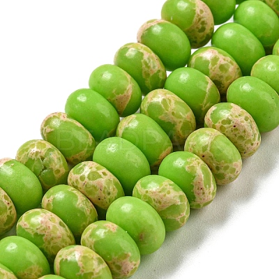 Synthetic Imperial Jasper Dyed Beads Strands G-D077-E01-01D-1