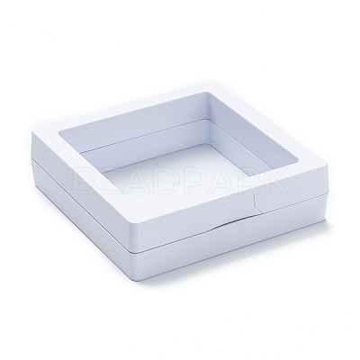Square Transparent PE Thin Film Suspension Jewelry Display Box CON-D009-01B-05-1