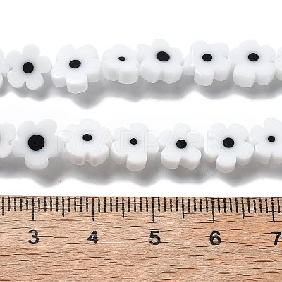 Handmade Millefiori Lampwork Beads Strands LAMP-F035-09G-1