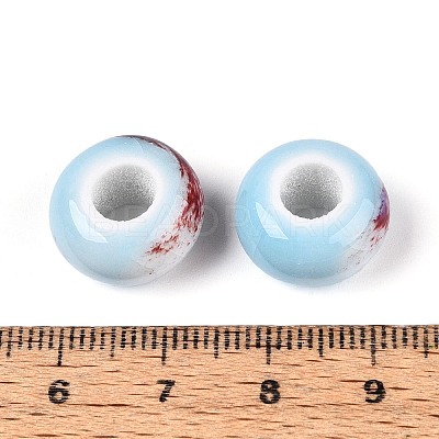 Handmade Porcelain Beads PORC-S498-05T-1