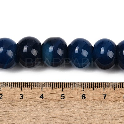 Dyed Natural Agate Beads Strands G-U030-A01-01-1