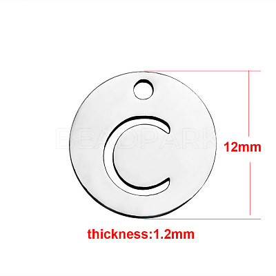 Non-Tarnish 201 Stainless Steel Charms LS-STAS-Q201-T051-C-1