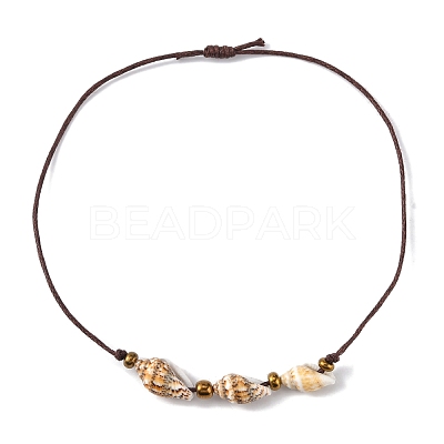 Natural Shell Beaded Bracelets BJEW-PH01449-1