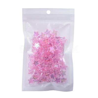 Eco-Friendly Transparent Acrylic Beads TACR-YW0001-01D-1