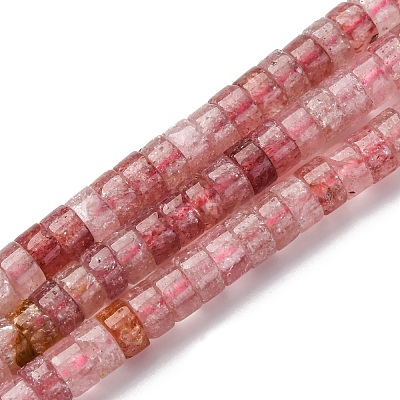 Natural Strawberry Quartz Beads Strands G-Z006-C50-1