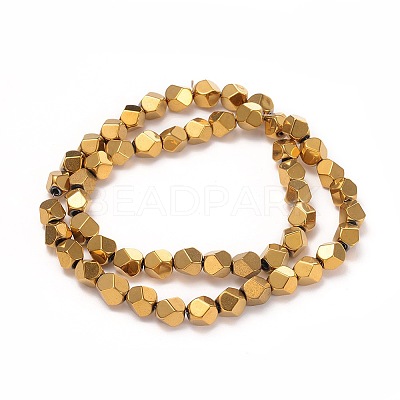 Electroplate Non-magnetic Synthetic Hematite Beads Strands G-I260-06B-1