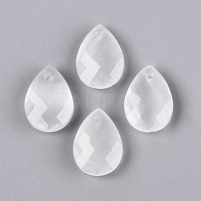 Cat Eye Pendants G-N362-13T-1