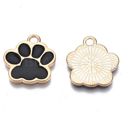 Alloy Enamel Pendants X-ENAM-T016-22LG-C-RS-1