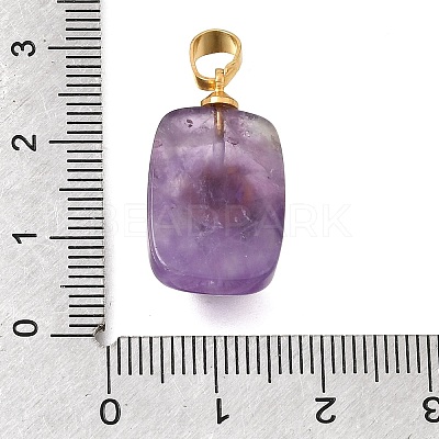 Natural Amethyst Pendants G-T151-02A-1
